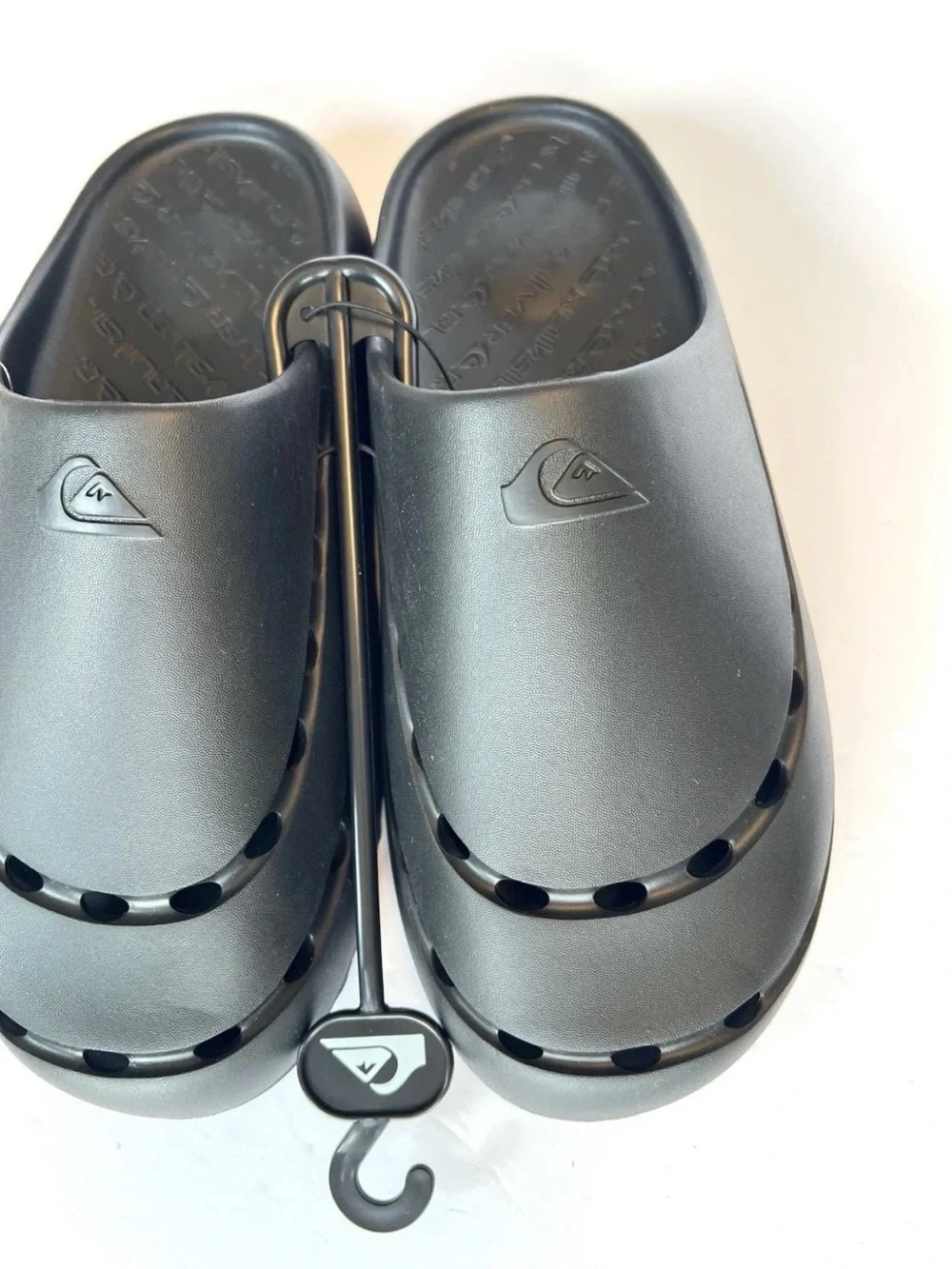 Quiksilver Cloudbreak Clog Black Slide Sandals Mens Size 11